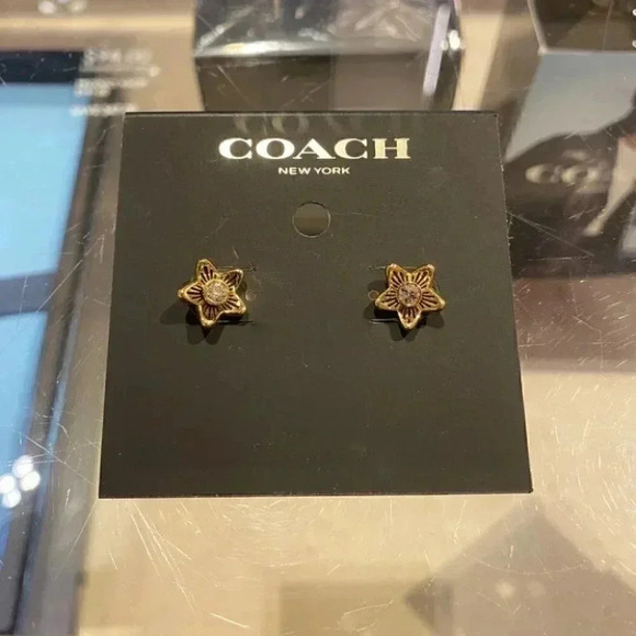 Five-pointed star Earrings - Picture 1 of 5